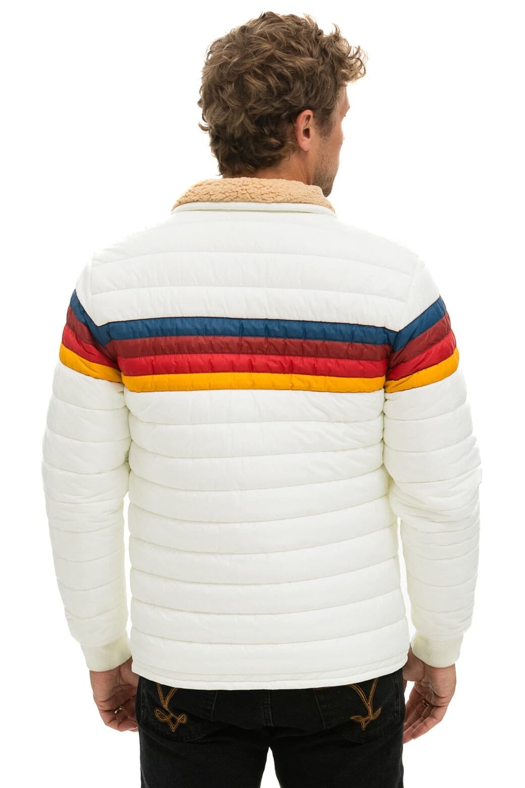 4 STRIPE JACKET - WHITE - 图片 4