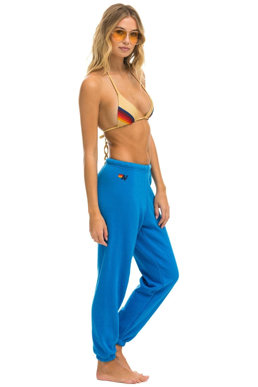 5 STRIPE SWEATPANTS - OCEAN - 图片 3