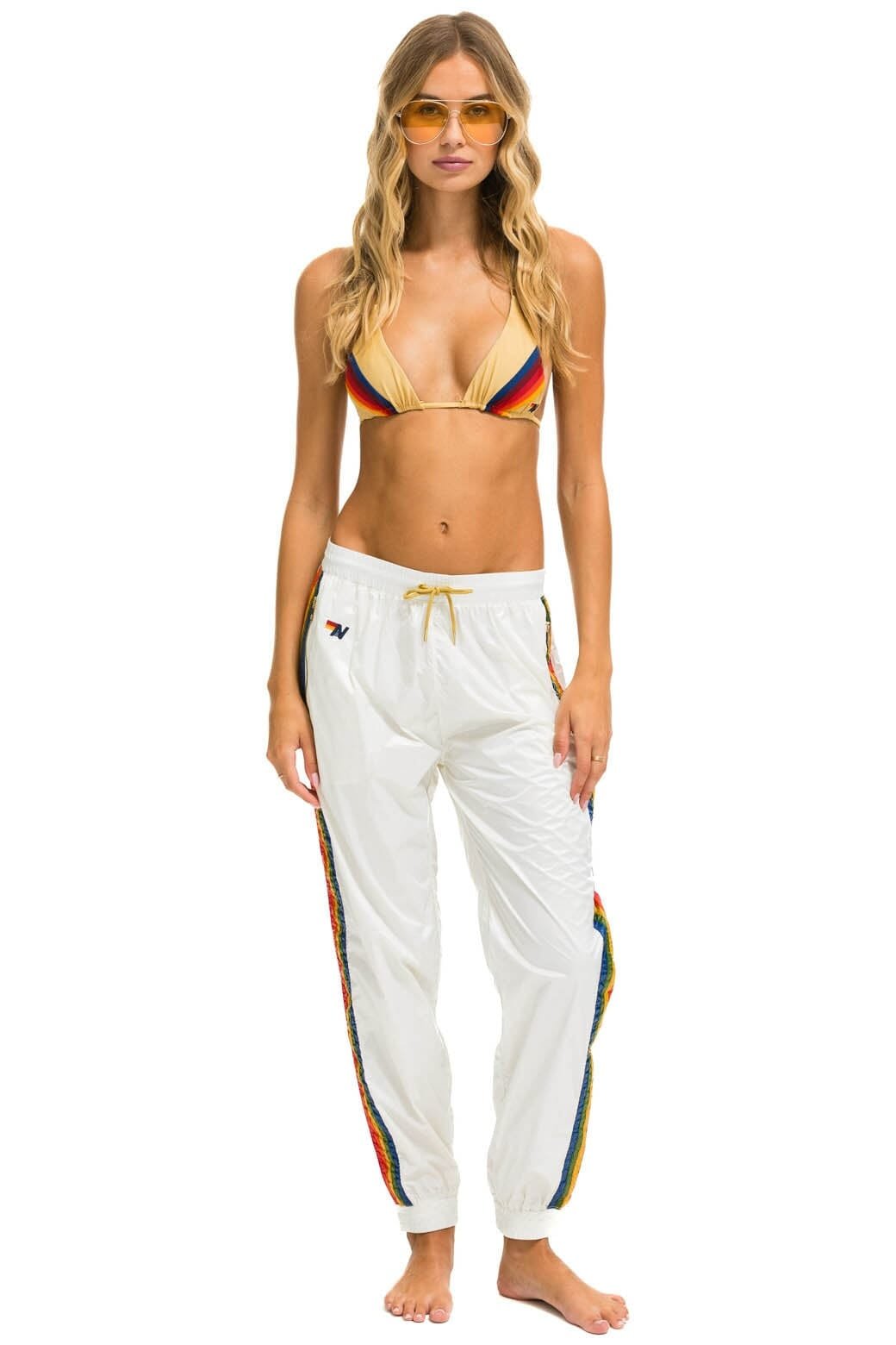 Alternative view of 5 STRIPE WIND PANT - VINTAGE WHITE GLOSSY