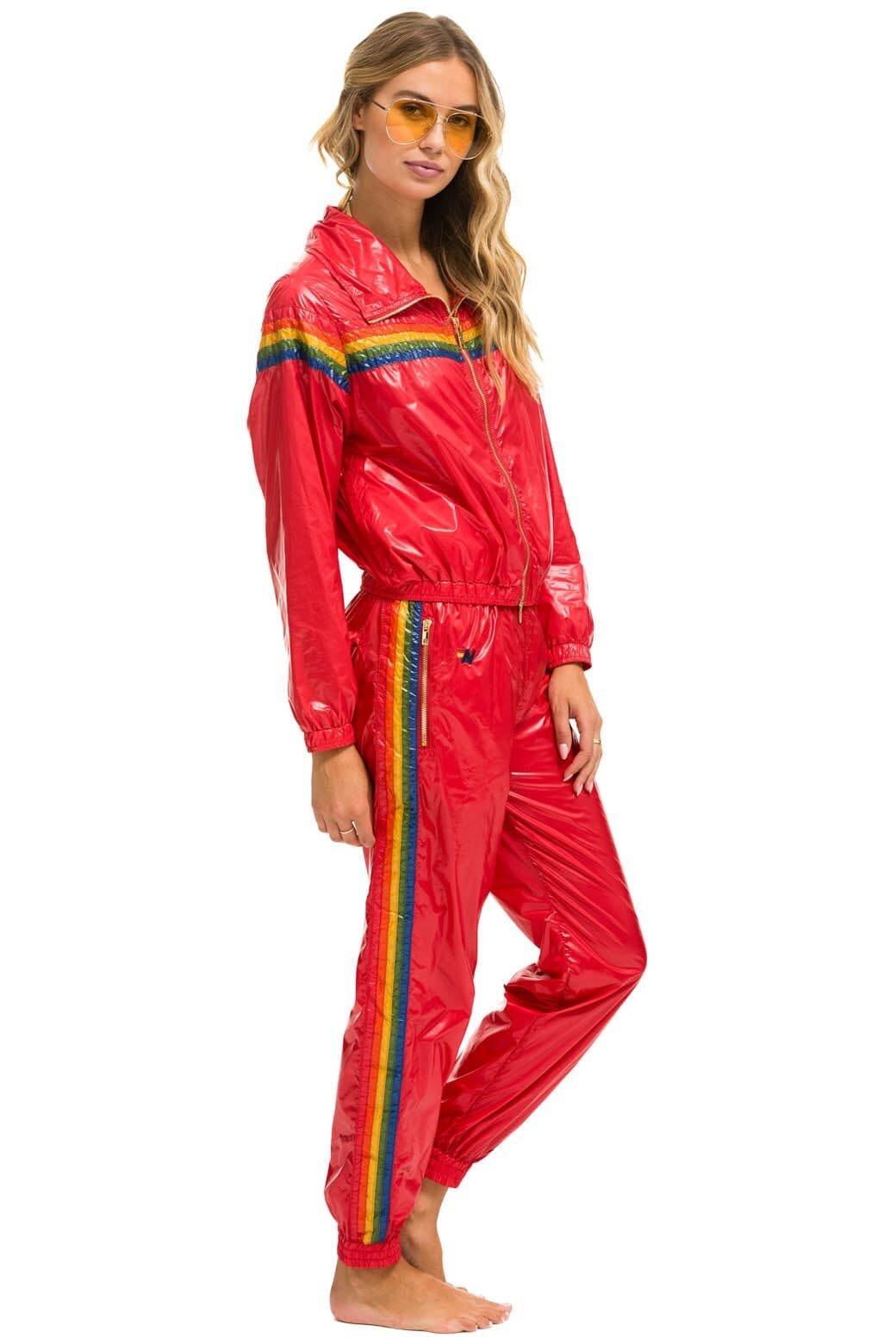 5 STRIPE - WINDBREAKER CHERRY GLOSSY - 图片 6