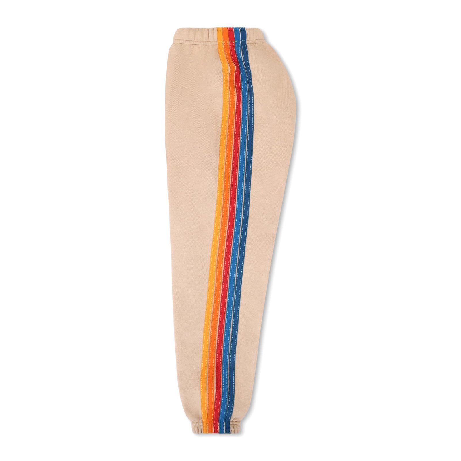 5 STRIPE SWEATPANTS - SAND - 图片 4
