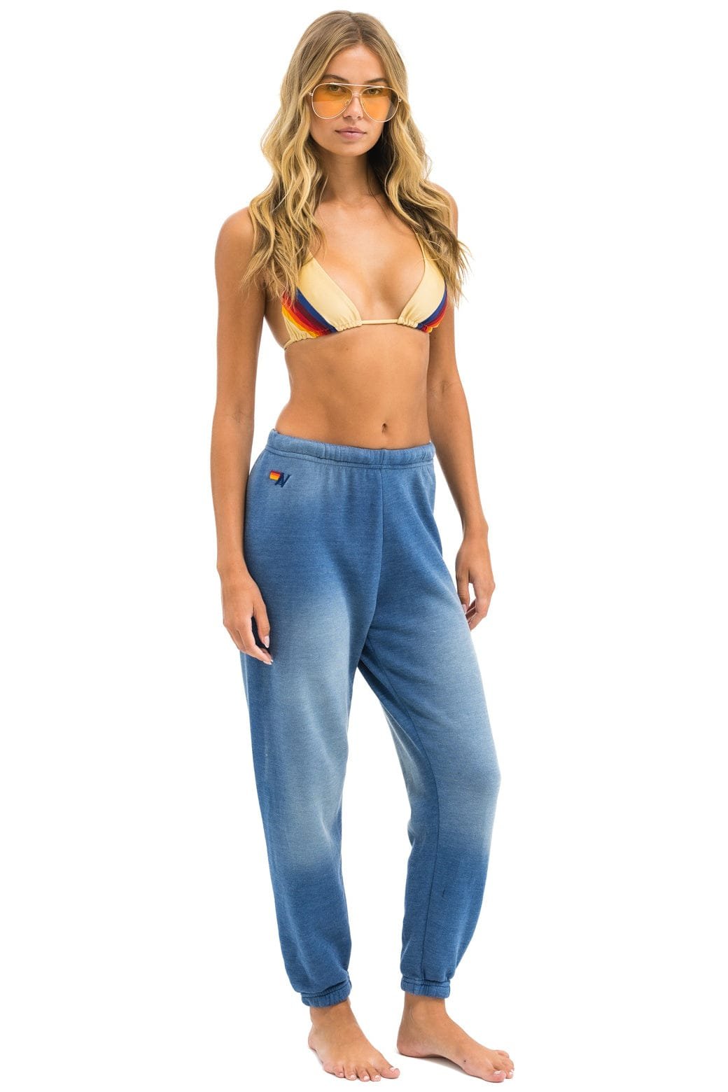 Alternative view of BOLT STITCH SWEATPANTS - FADED WATER