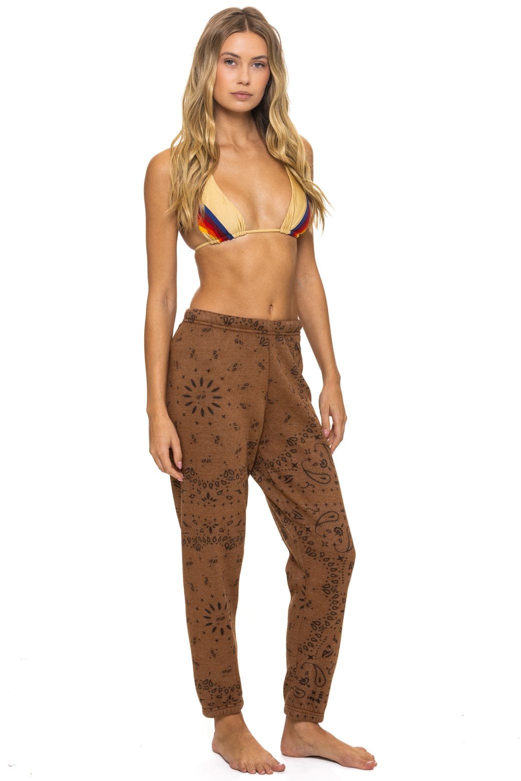 BANDANA SWEATPANTS - CINNAMON - 图片 5