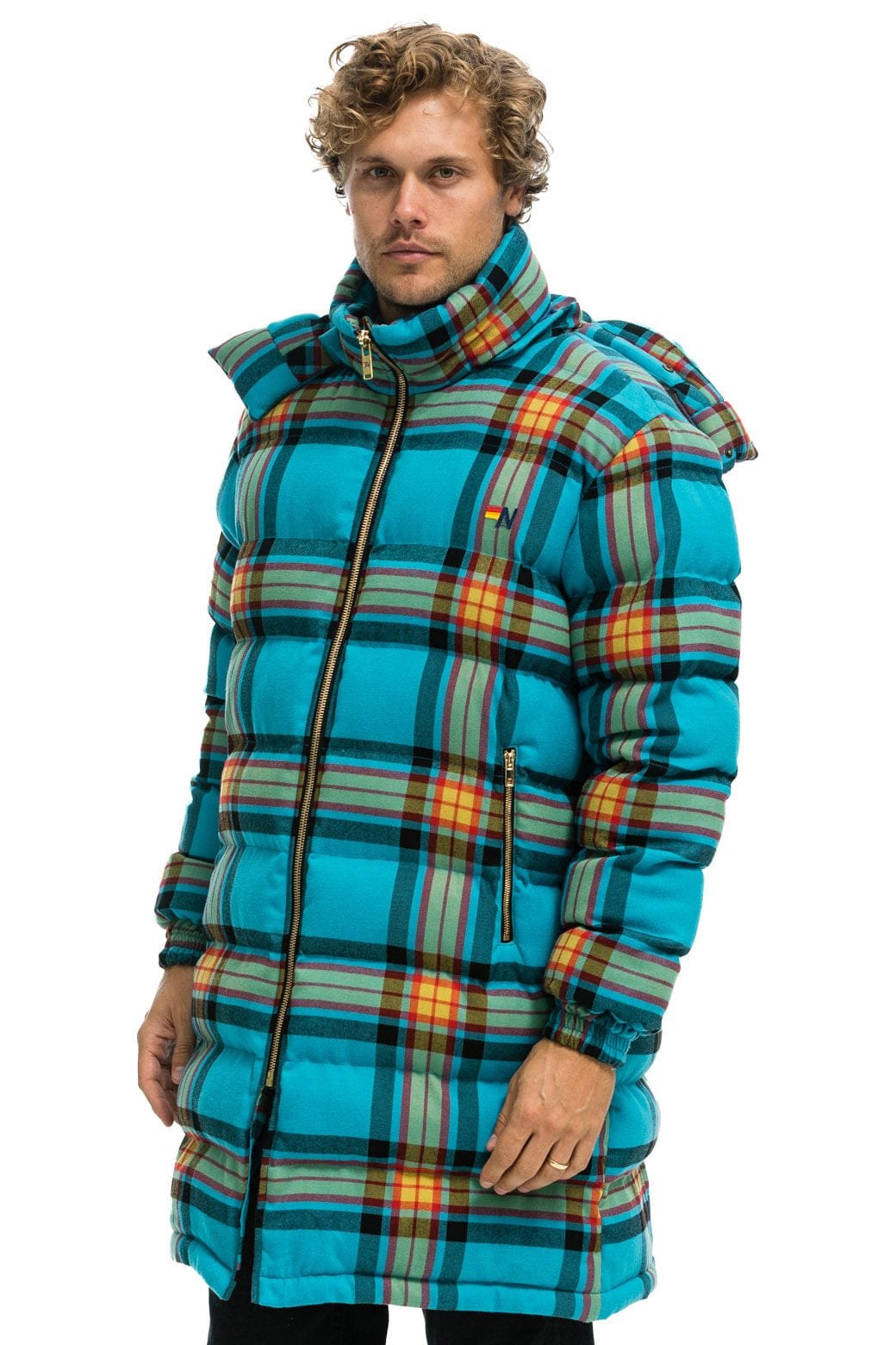 Alternative view of PLAID UNISEX LONG TREKKER JACKET - JACKSON PLAID