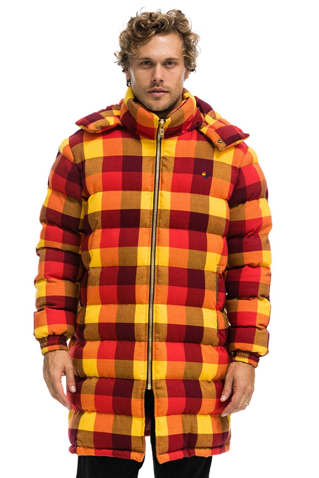 Alternative view of PLAID UNISEX LONG TREKKER JACKET - SURFY PLAID
