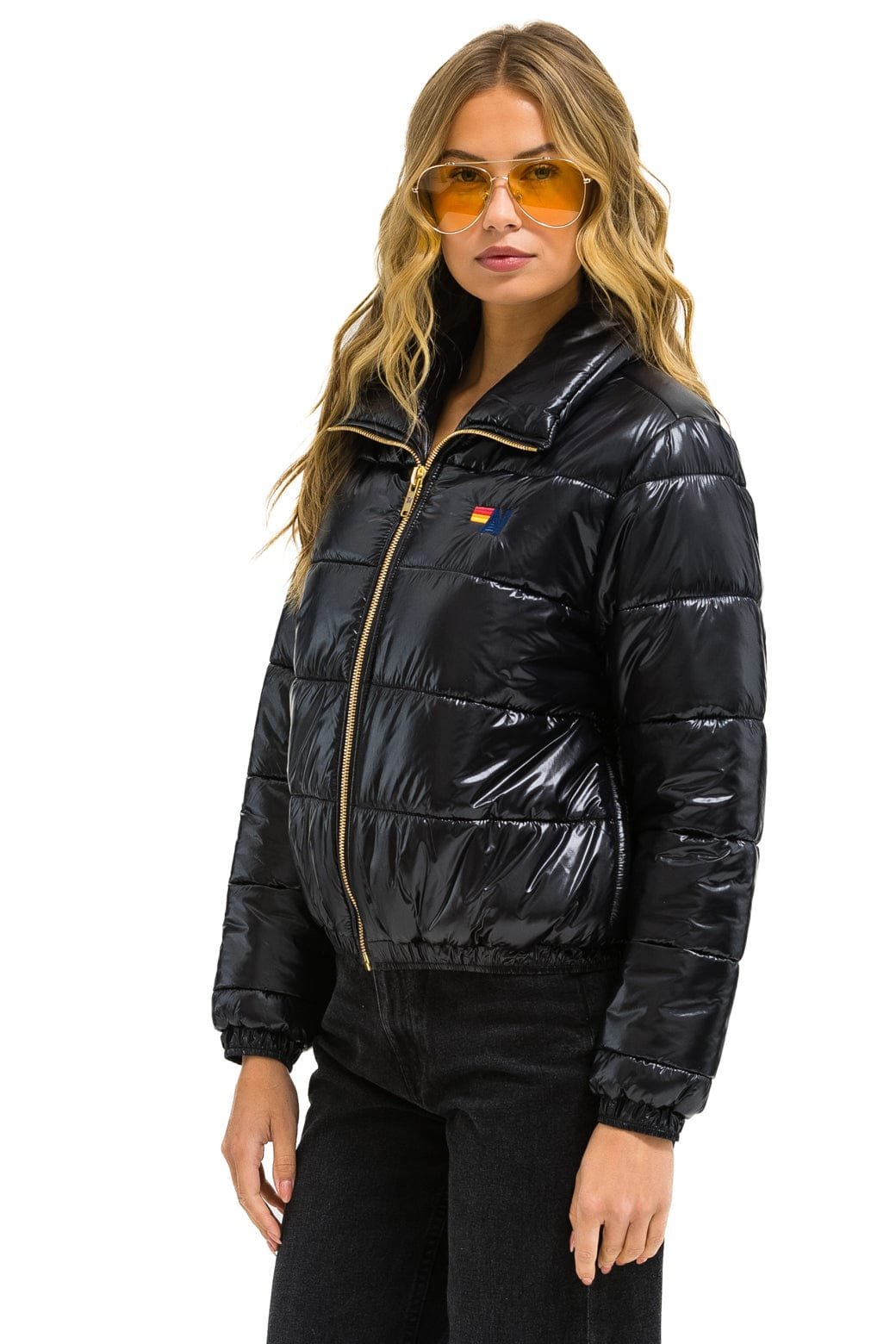 BOLT LUXE APRES PUFFER JACKET - GLOSSY BLACK - 图片 5