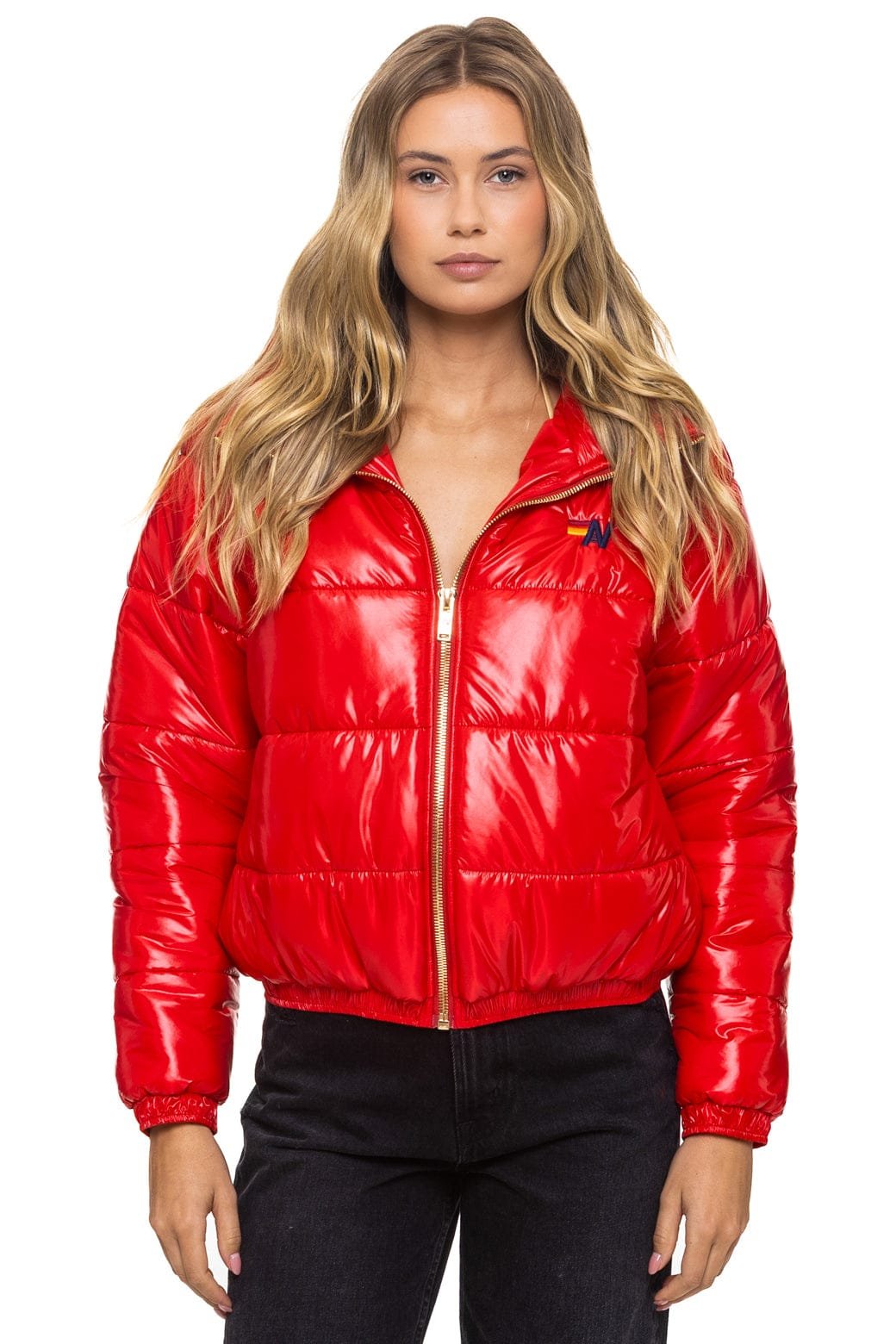 BOLT LUXE APRES PUFFER JACKET - GLOSSY CHERRY - 图片 3