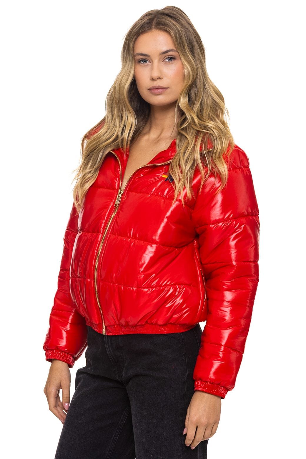 BOLT LUXE APRES PUFFER JACKET - GLOSSY CHERRY - 图片 4