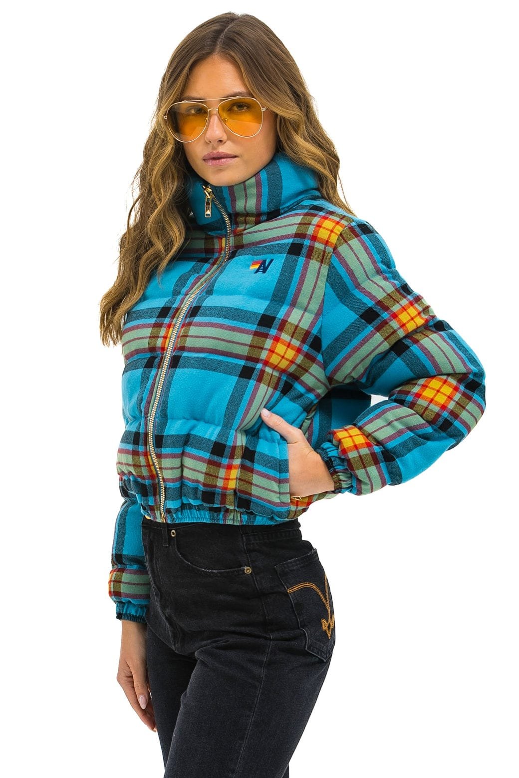 Alternative view of APRES PLAID PUFFER JACKET - JACKSON PLAID