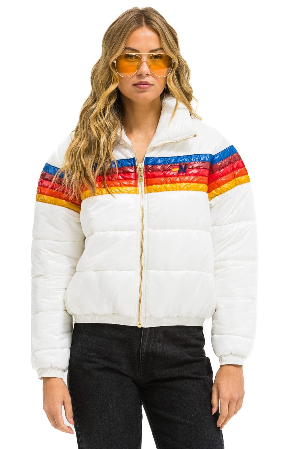 Alternative view of 5 STRIPE APRES JACKET - GLOSSY WHITE