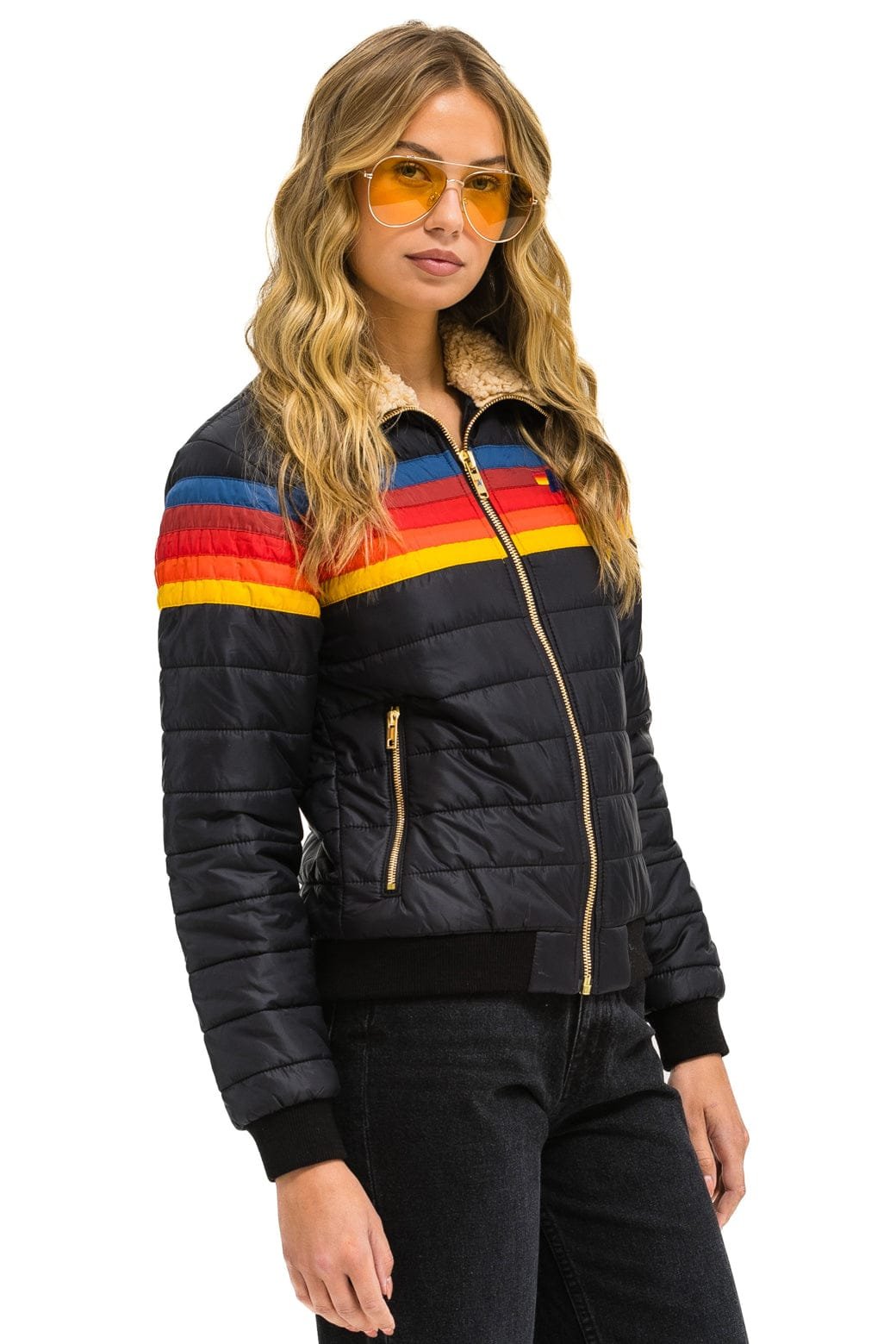 5 STRIPE JACKET - BLACK - 图片 4