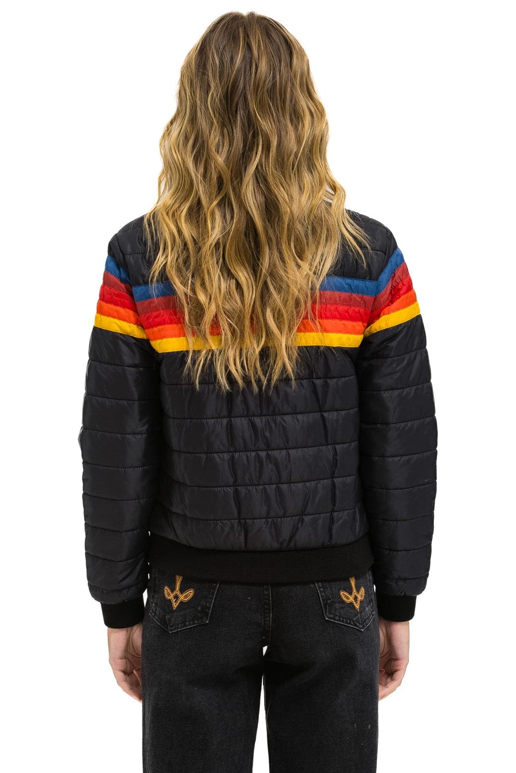 5 STRIPE JACKET - BLACK - 图片 6