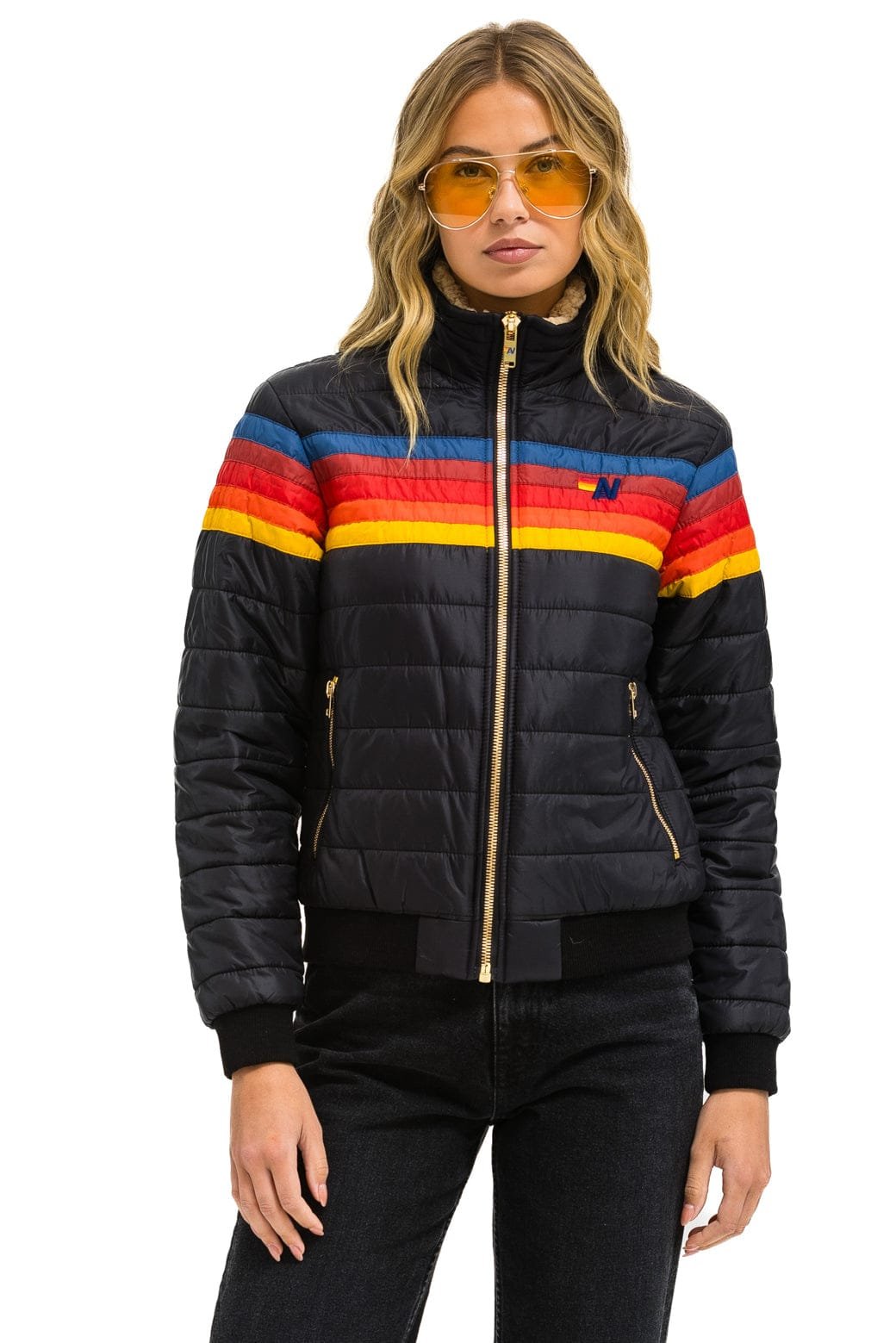 Alternative view of 5 STRIPE JACKET -  BLACK
