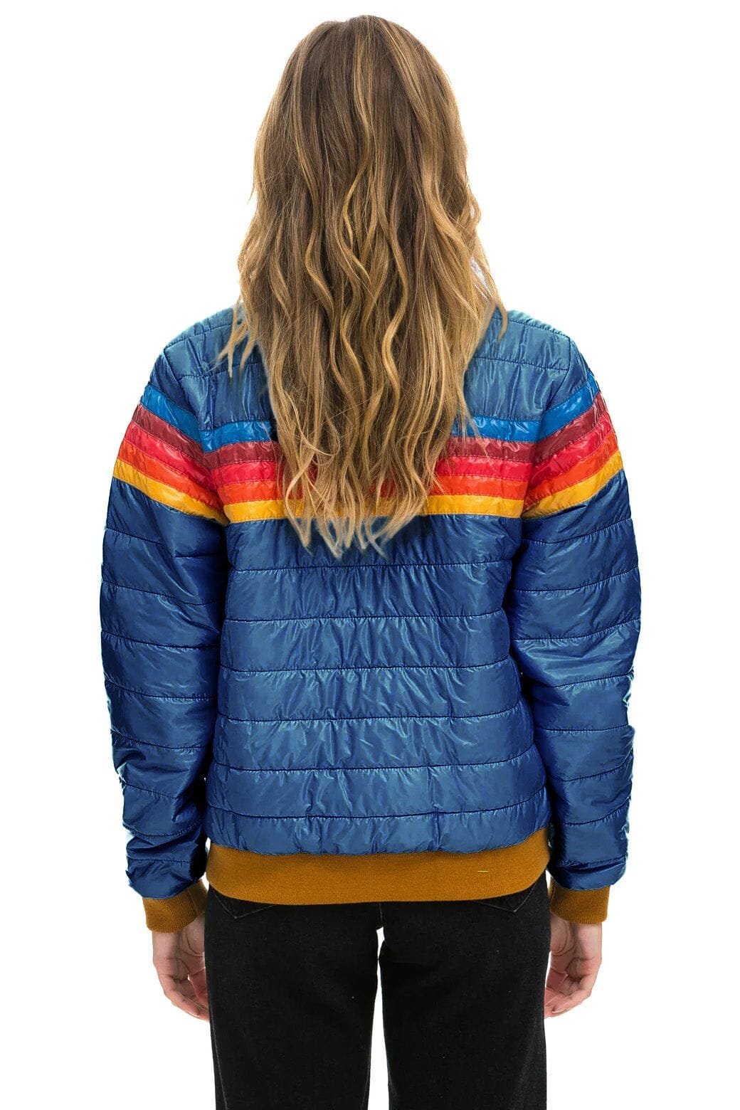 Alternative view of 5 STRIPE RAINBOW - GLOSSY DEEP BLUE