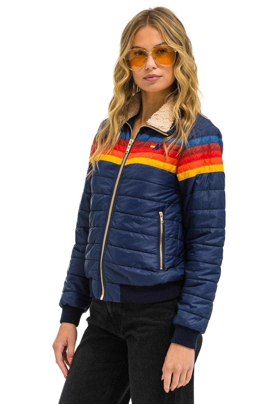 Alternative view of 5 STRIPE JACKET - NAVY