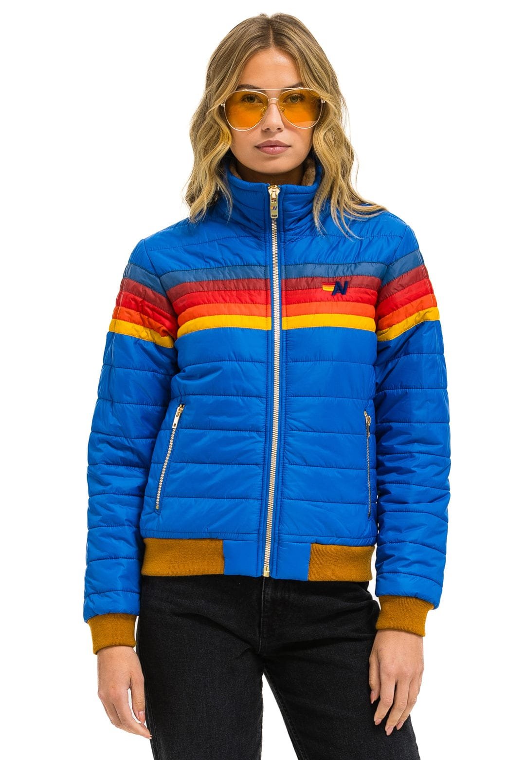 5 STRIPE JACKET - SNORKEL BLUE - 图片 4