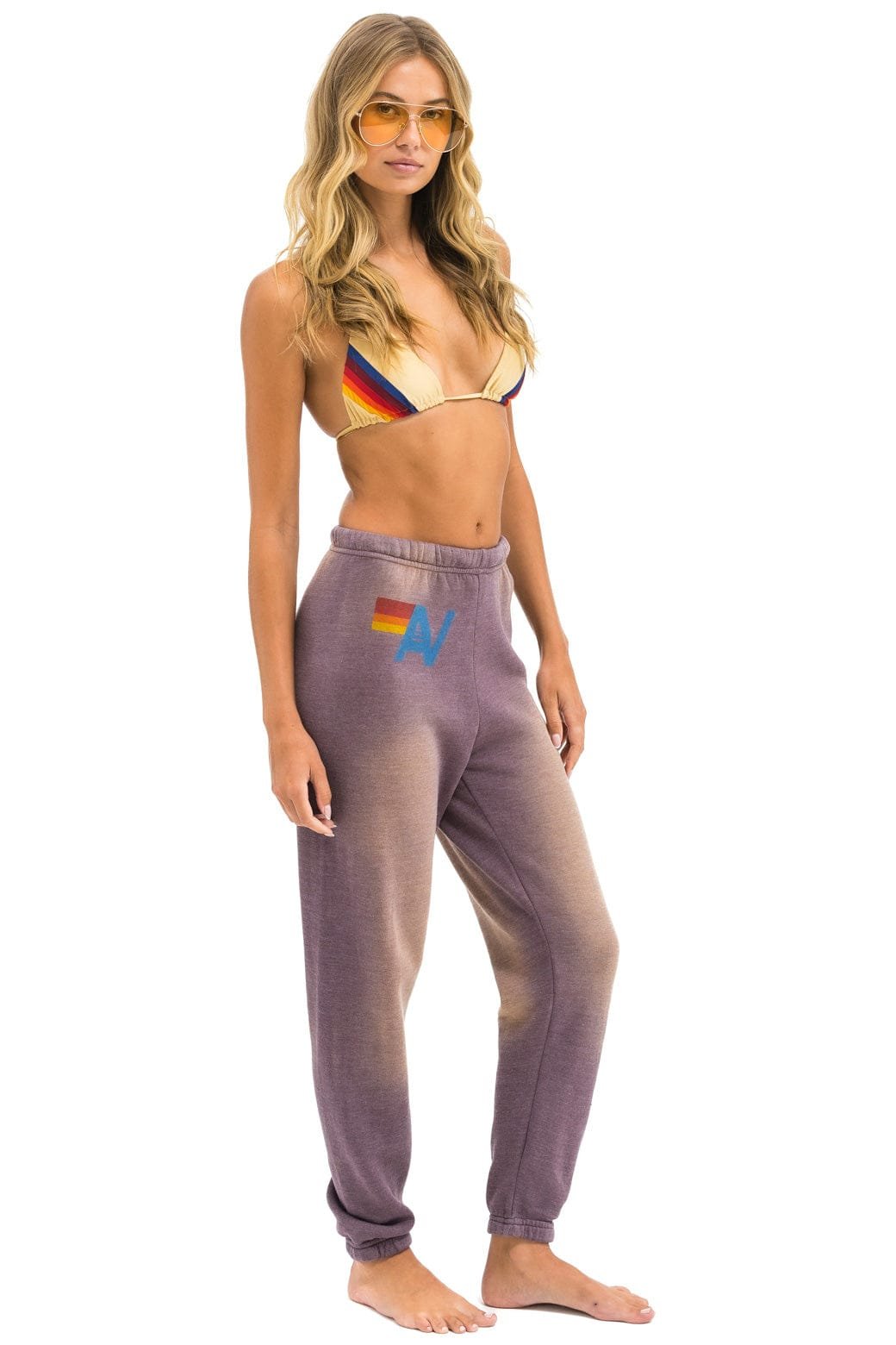 Alternative view of VINTAGE LOGO SWEATPANTS - FADED MOCHA