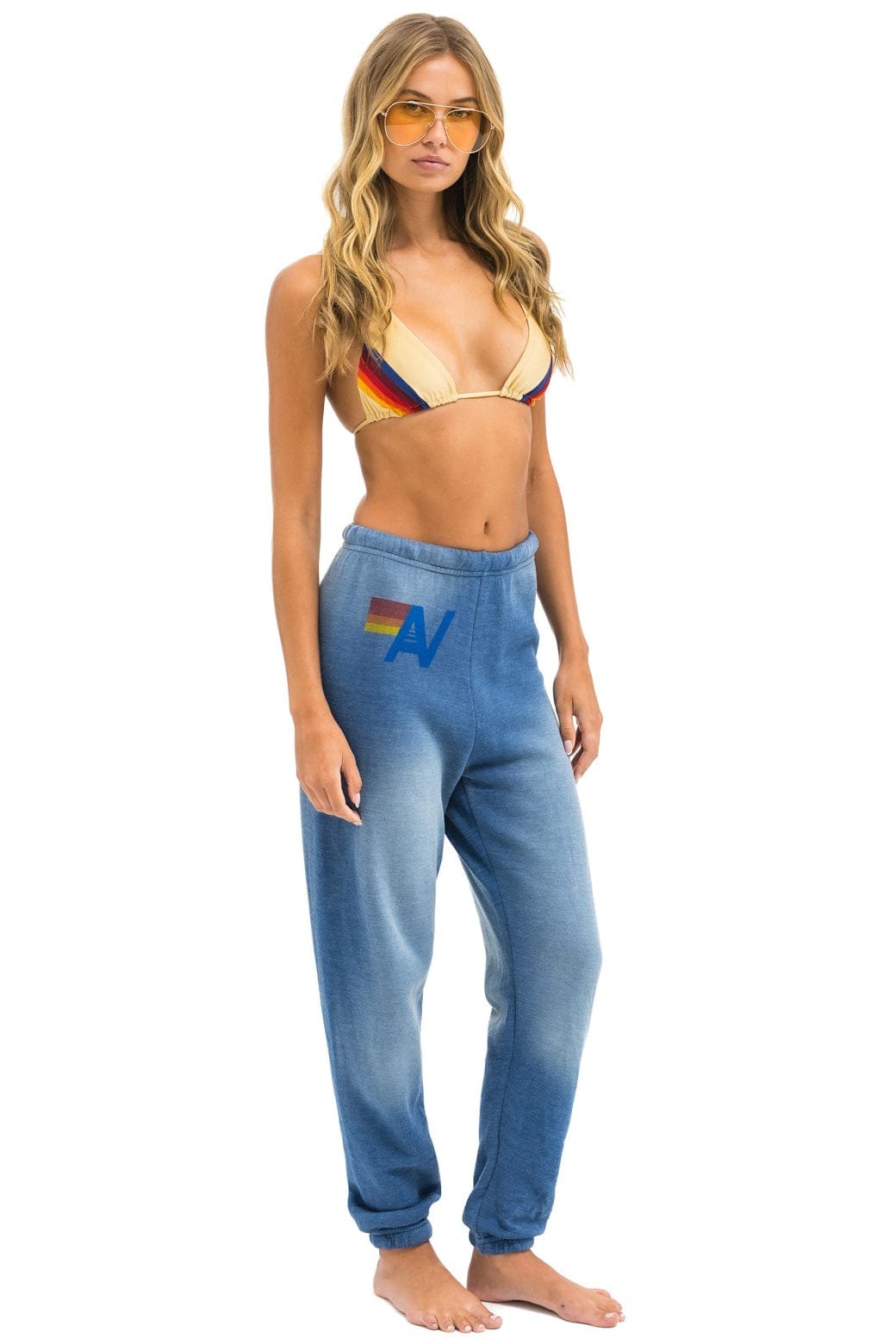 Alternative view of VINTAGE LOGO SWEATPANTS - FADED WATER