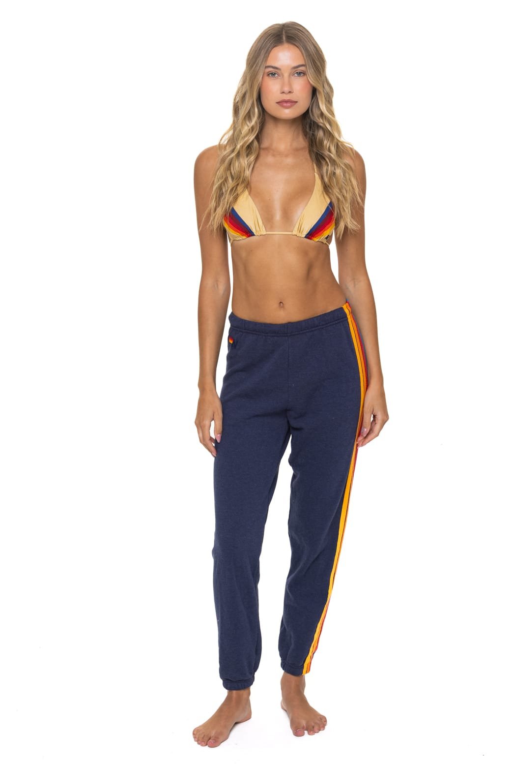 Alternative view of 5 STRIPE SWEATPANTS - NAVY