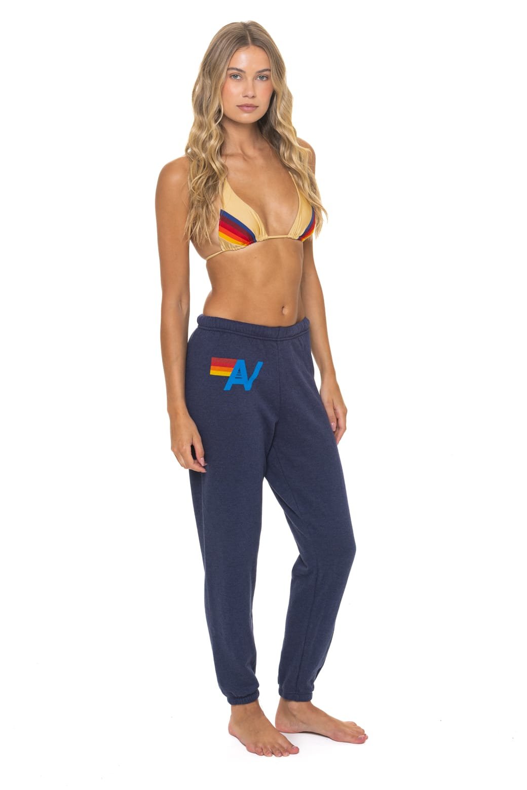 Alternative view of LOGO SWEATPANTS - NAVY