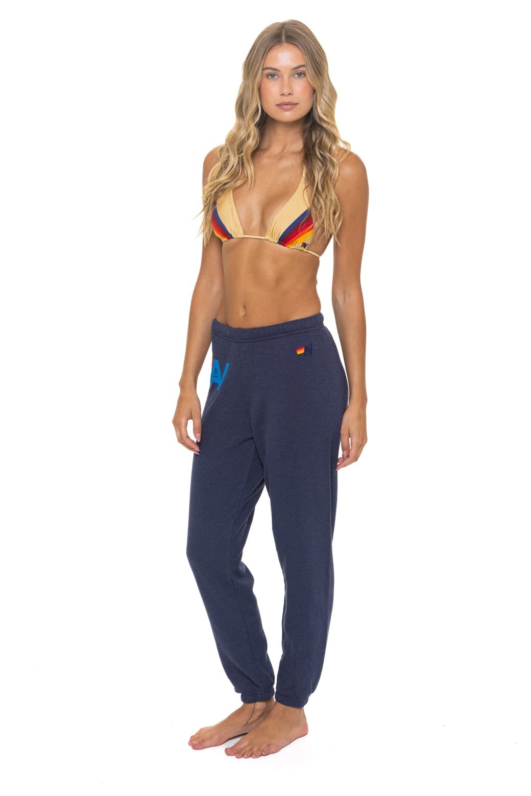 LOGO SWEATPANTS - NAVY - Image 3