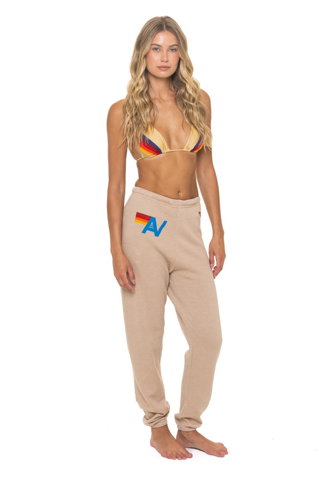 Alternative view of LOGO SWEATPANTS - SAND