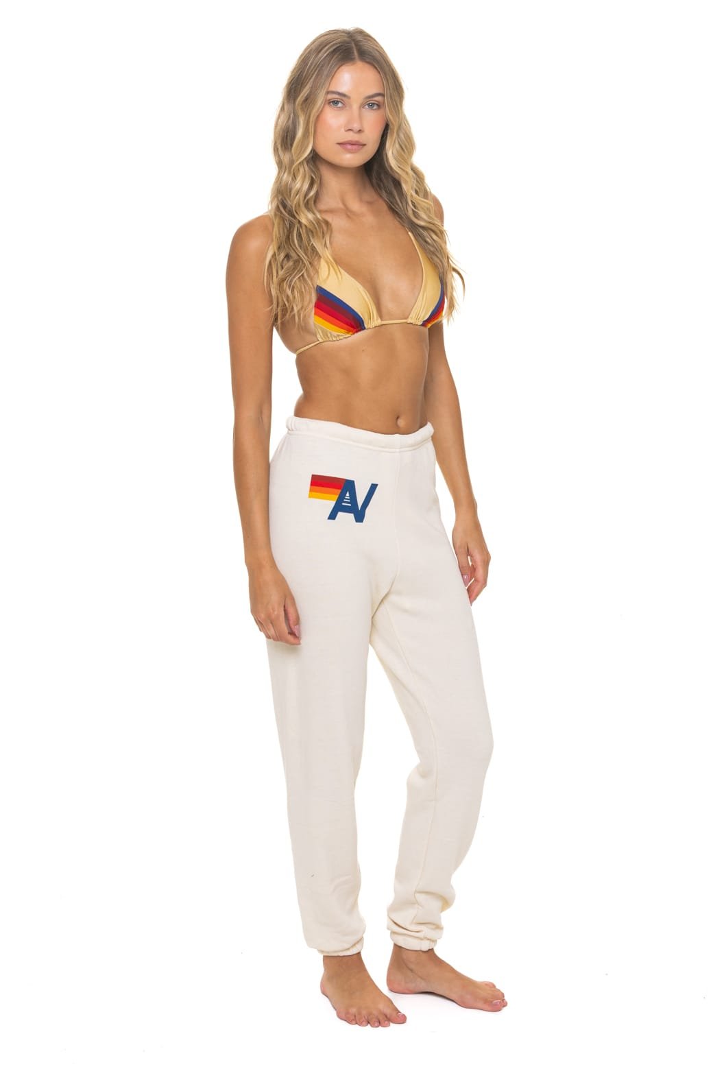 Alternative view of LOGO SWEATPANTS - VINTAGE WHITE