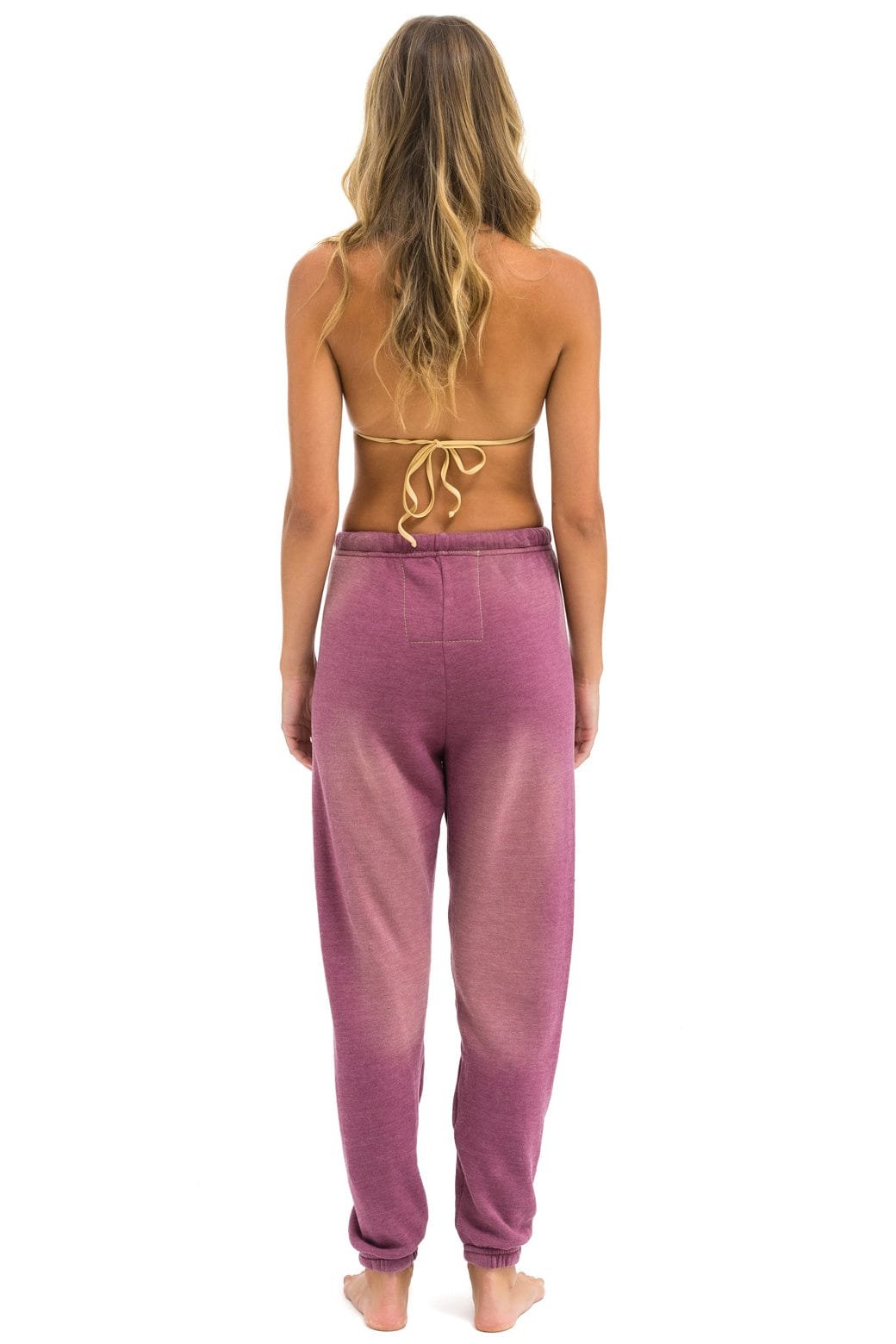 VINTAGE LOGO SWEATPANTS - FADED BERRY - 图片 3