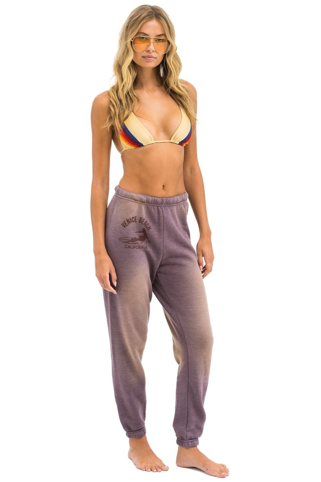 Alternative view of VENICE SURFER SWEATPANTS - FADED MOCHA