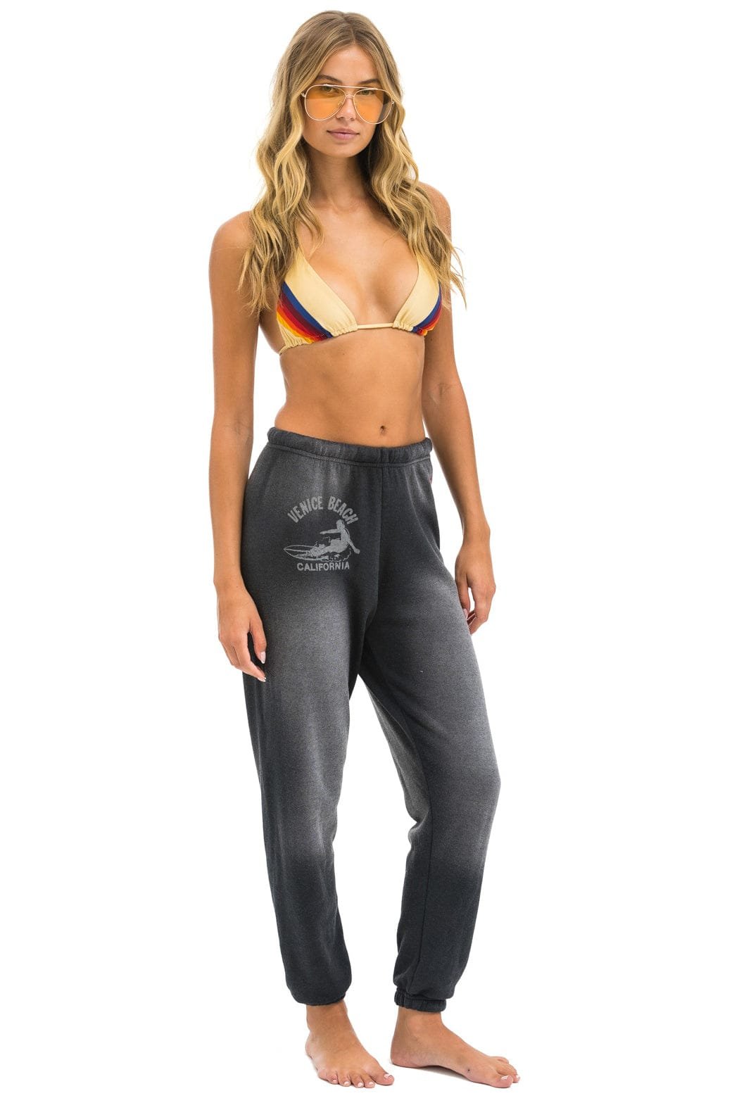 Alternative view of VENICE SURFER SWEATPANTS - FADED SMOKE