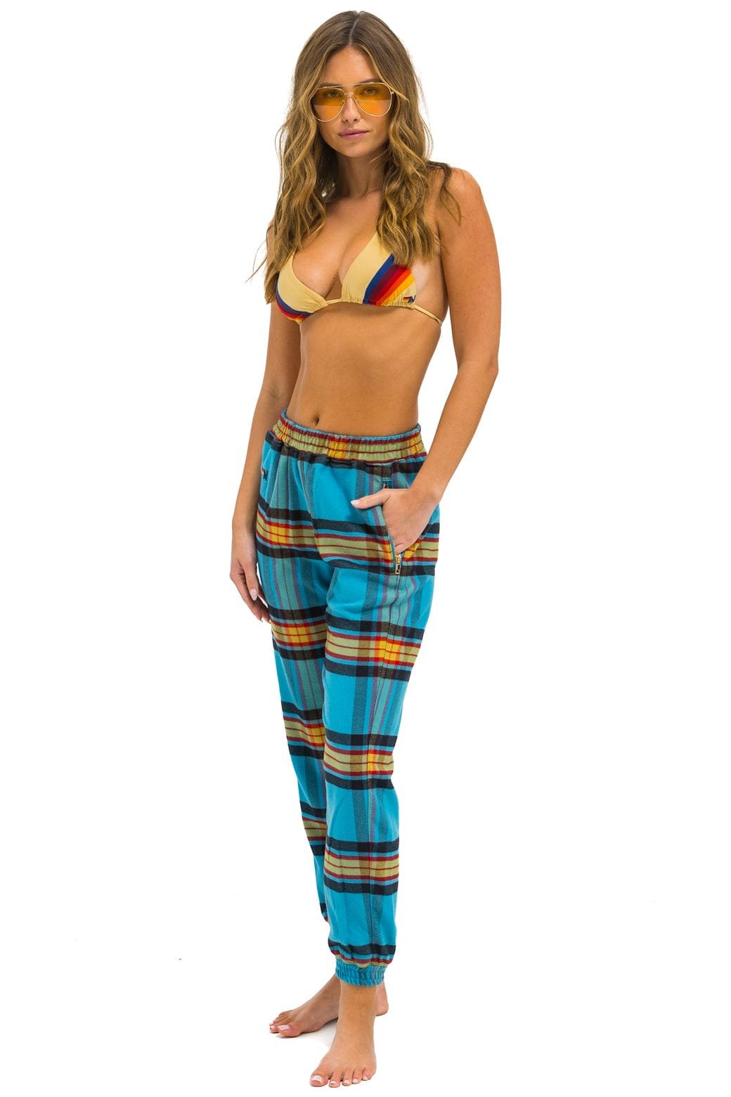 Alternative view of PLAID LODGE PANT - JACKSON PLAID