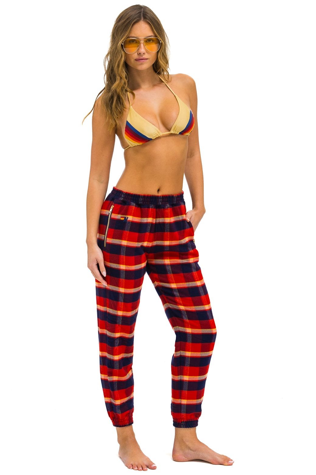 Alternative view of PLAID LODGE PANT - RUGBY PLAID
