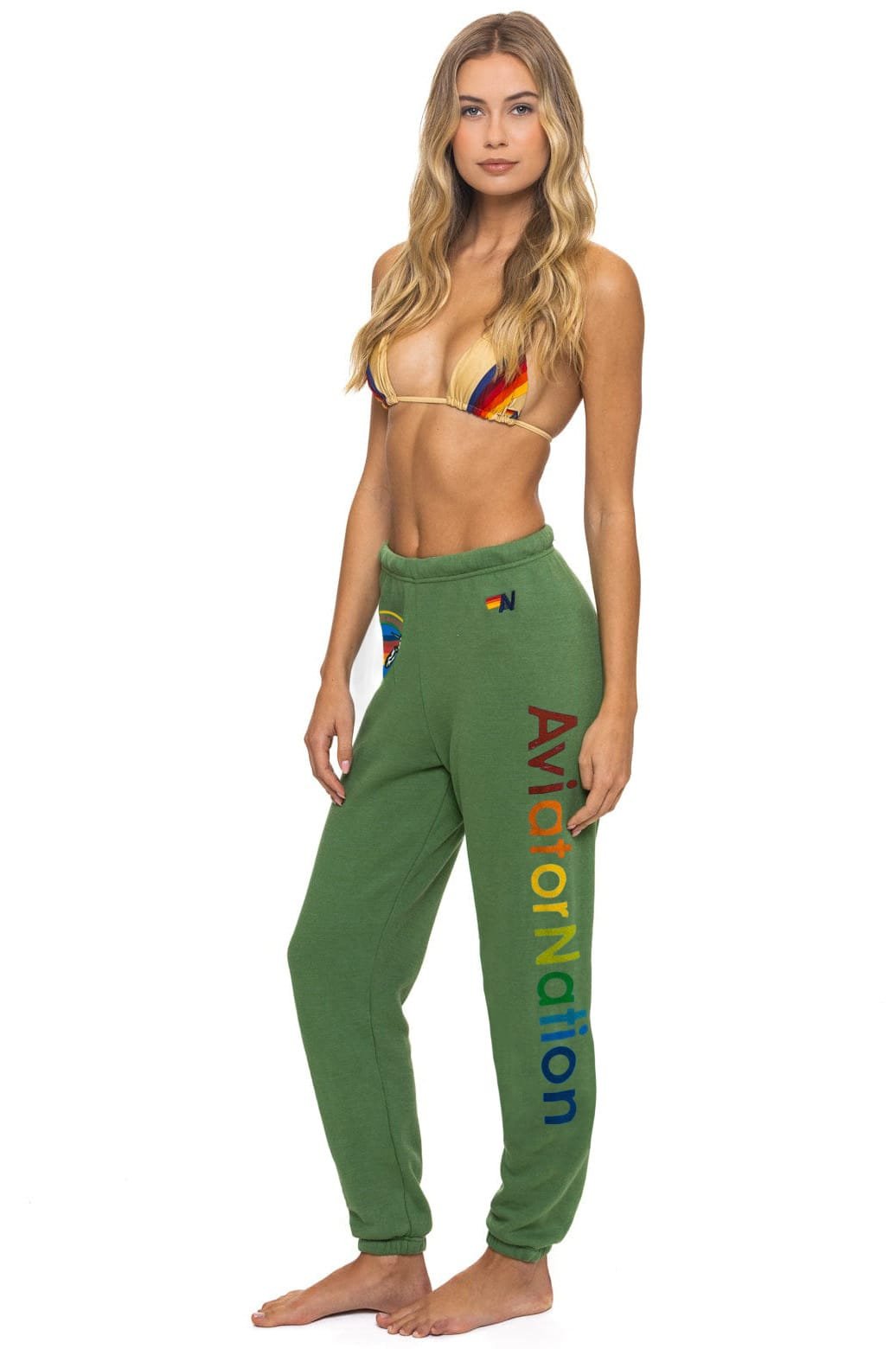 Alternative view of AVIATOR NATION SWEATPANTS - PALM