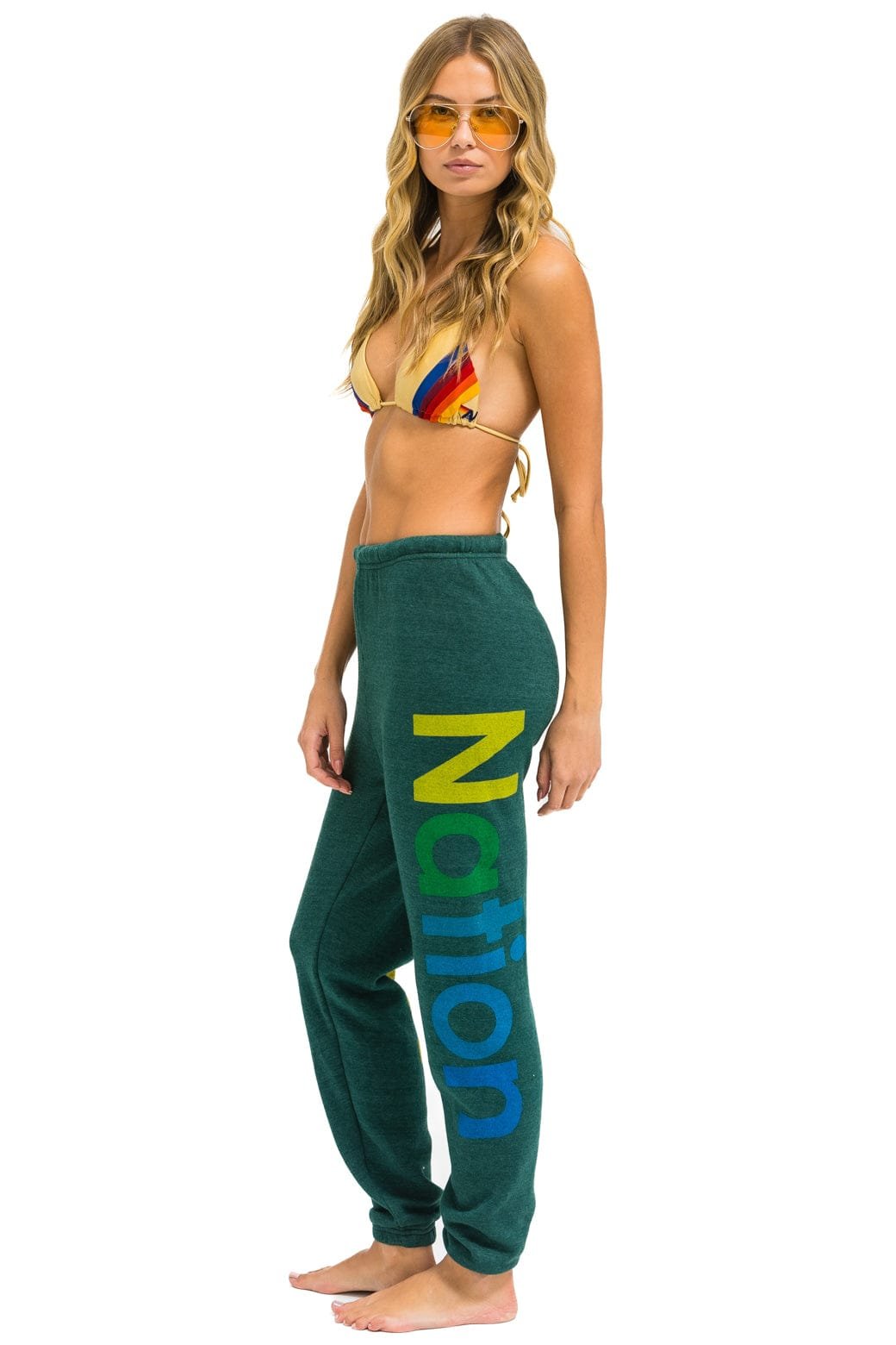 Alternative view of AVIATOR NATION 2 SWEATPANTS - FOREST