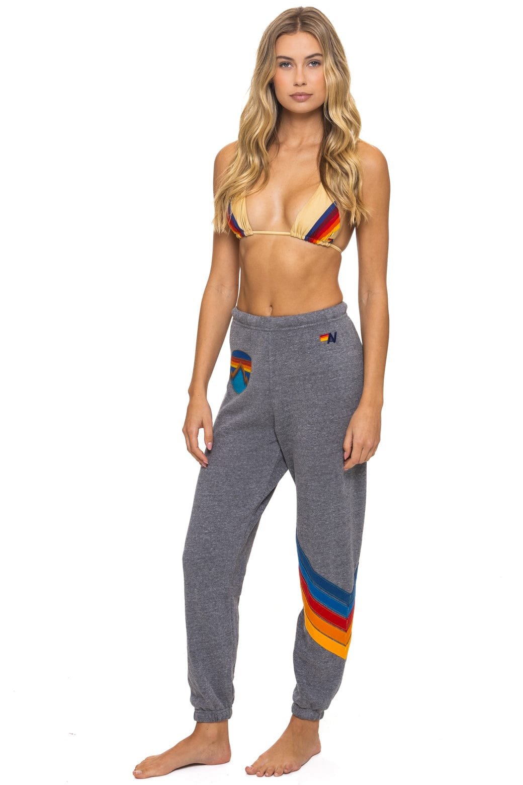 ALL SEASONS CIRCLE CHEVRON SWEATPANTS - HEATHER - 图片 5
