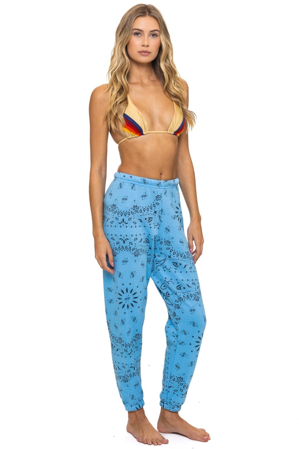BANDANA SWEATPANTS - SKY - 图片 5