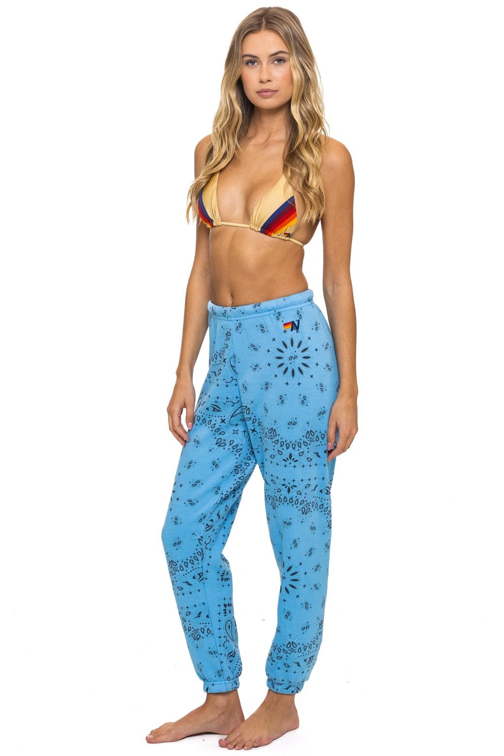 BANDANA SWEATPANTS - SKY - 图片 3