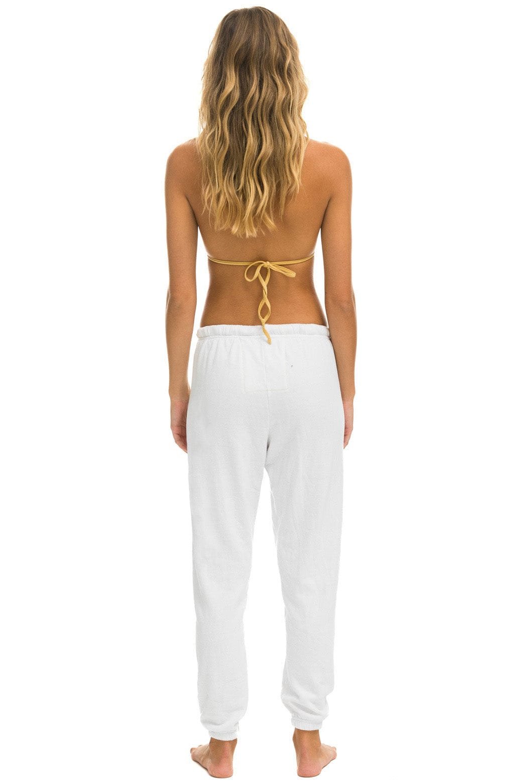 Alternative view of BOLT HEART SWEATPANTS - WHITE