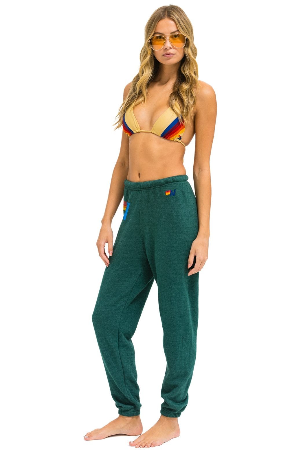 LOGO SWEATPANTS - FOREST - 图片 3