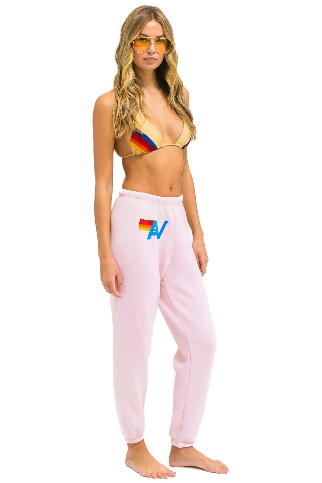 LOGO SWEATPANTS - LIGHT PINK - 图片 2