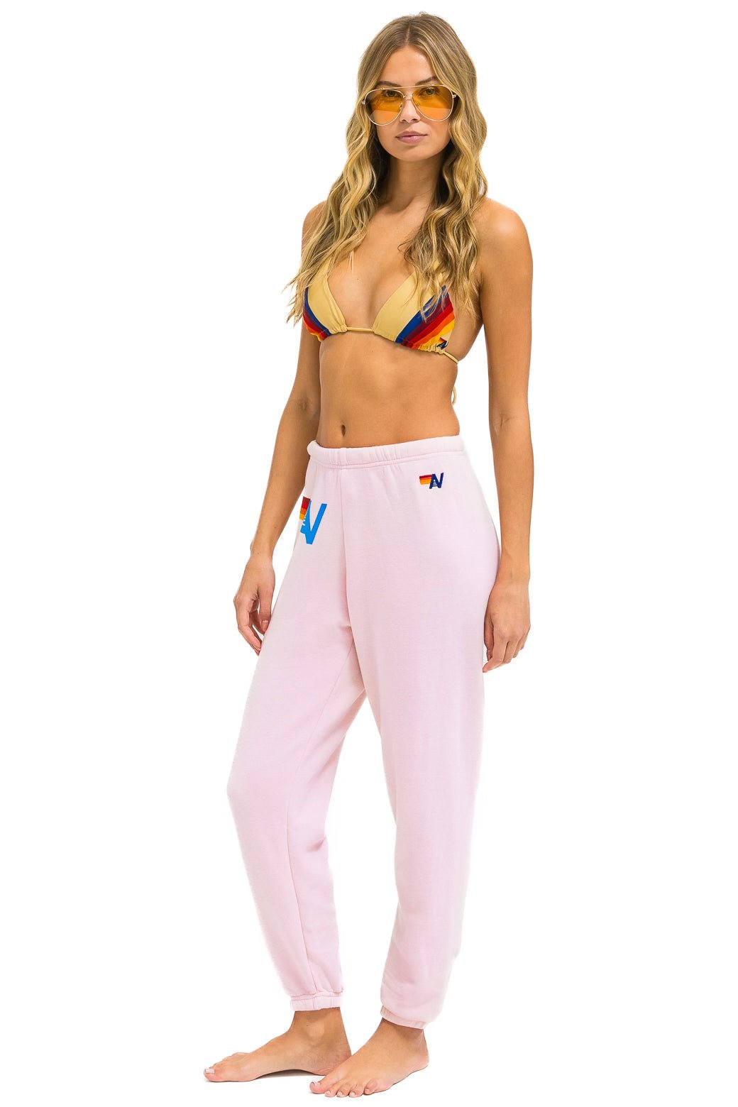 LOGO SWEATPANTS - LIGHT PINK - 图片 3