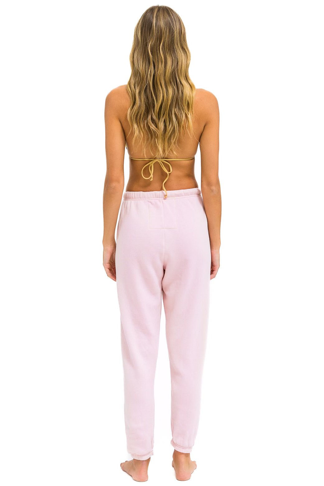 LOGO SWEATPANTS - LIGHT PINK - 图片 4