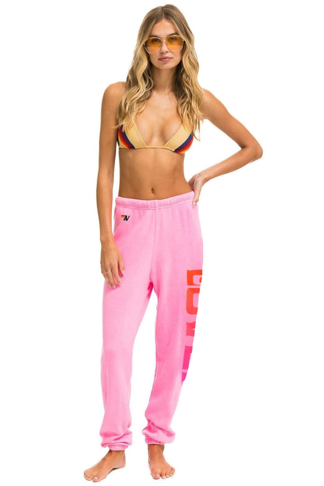 Alternative view of LOVER SWEATPANTS - NEON PINK