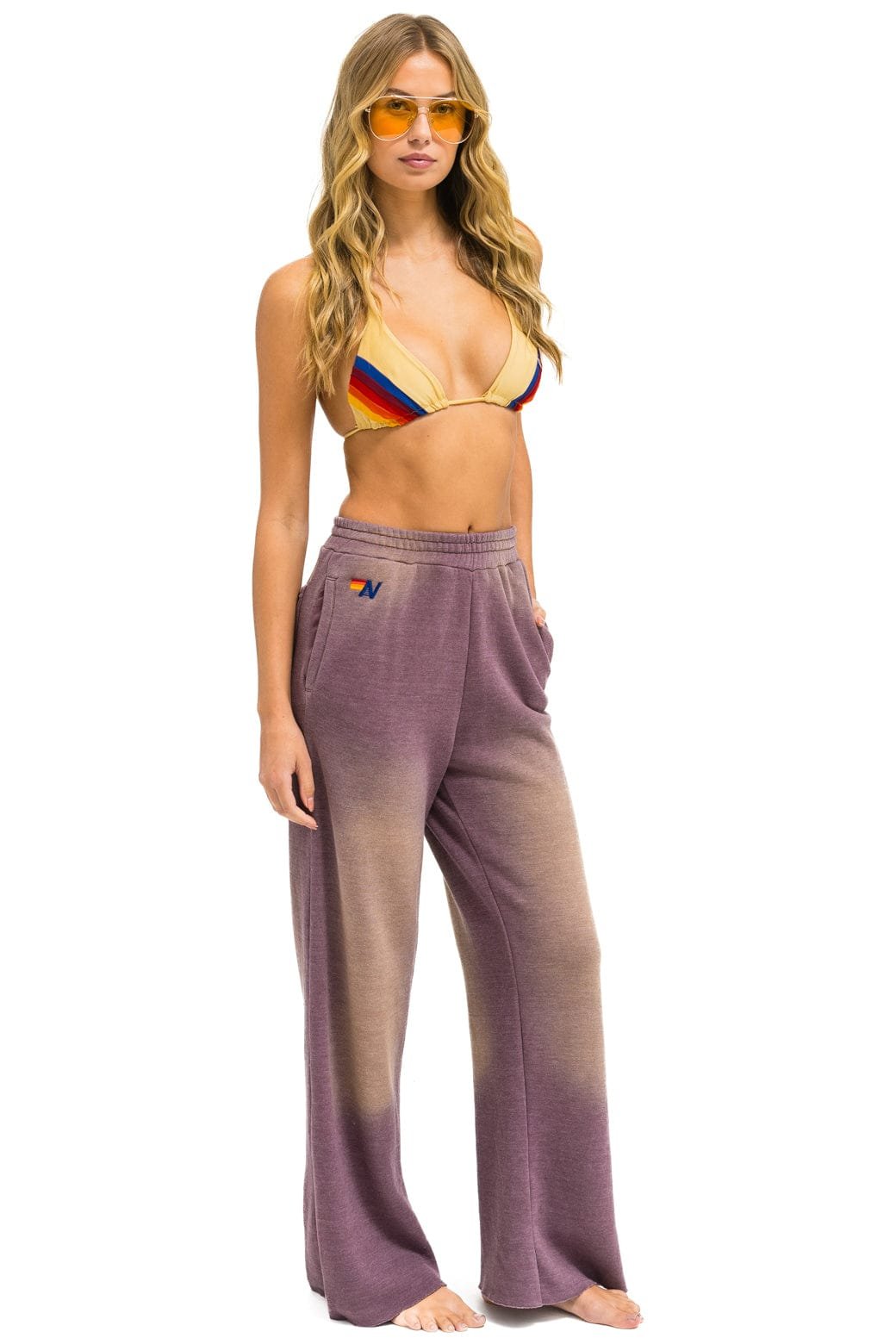 Alternative view of ESSENTIAL WIDE LEG POCKET SWEATPANTS - FADED MOCHA
