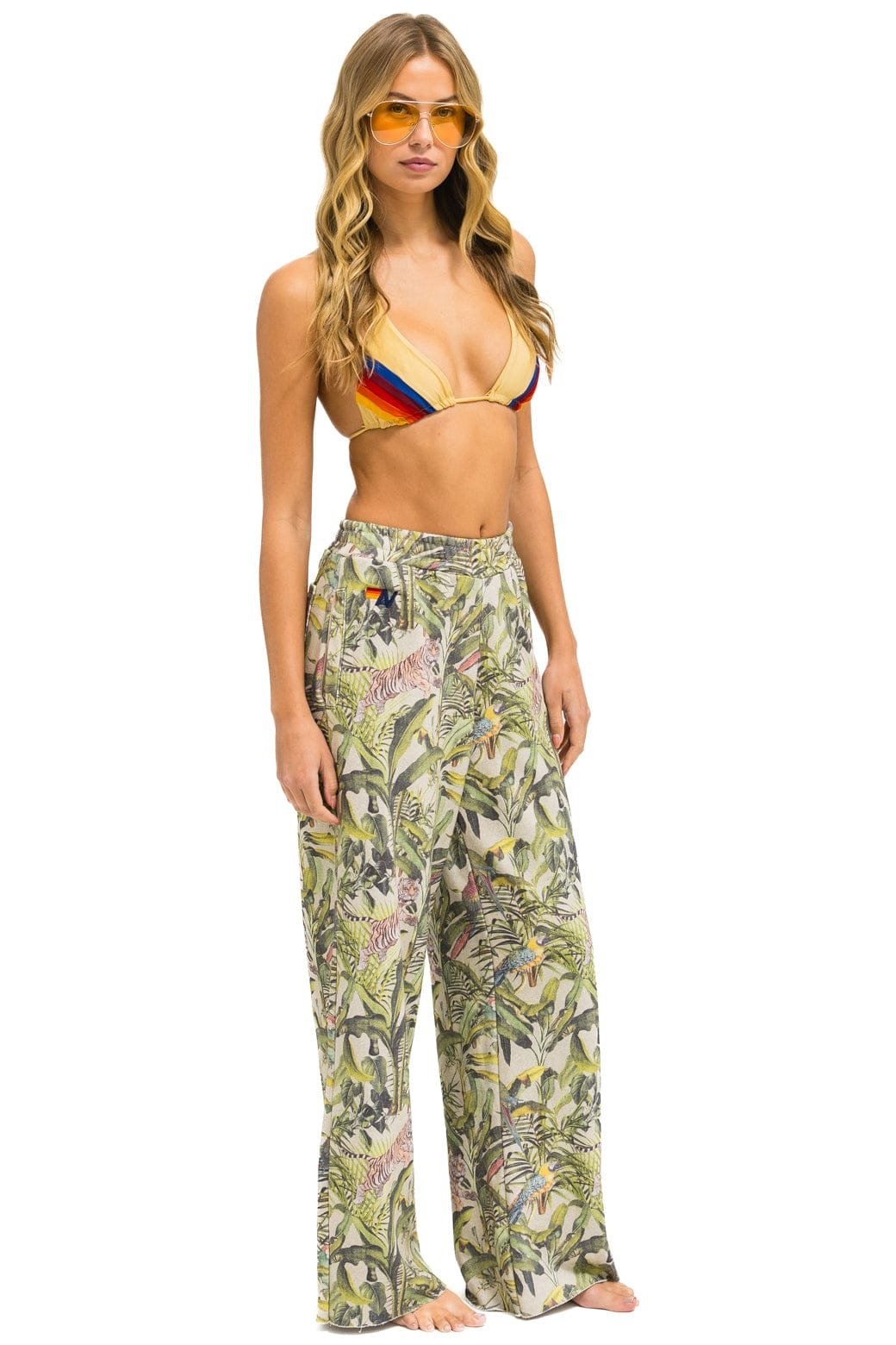 Alternative view of JUNGLE WIDE LEG POCKET SWEATPANTS - SAND