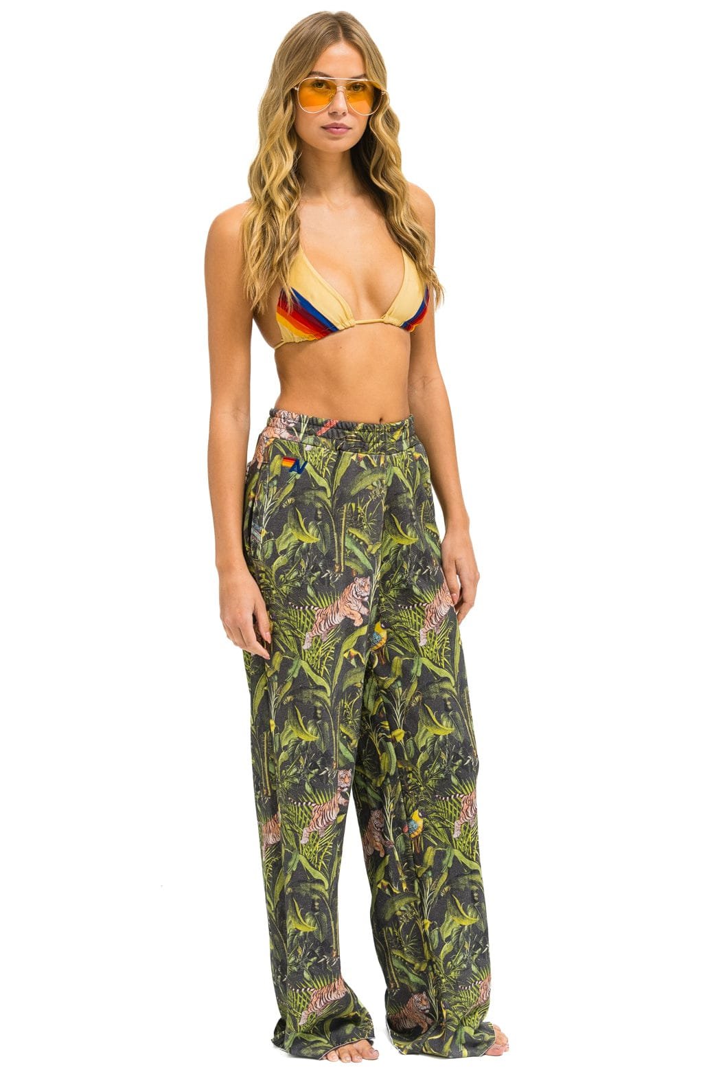 Alternative view of JUNGLE WIDE LEG POCKET SWEATPANTS - VINTAGE CHARCOAL