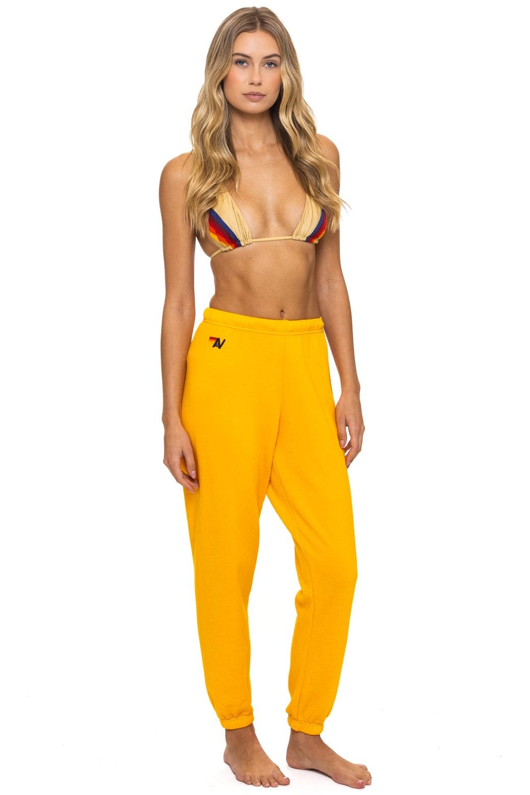 Alternative view of 5 STRIPE SWEATPANTS - GOLD