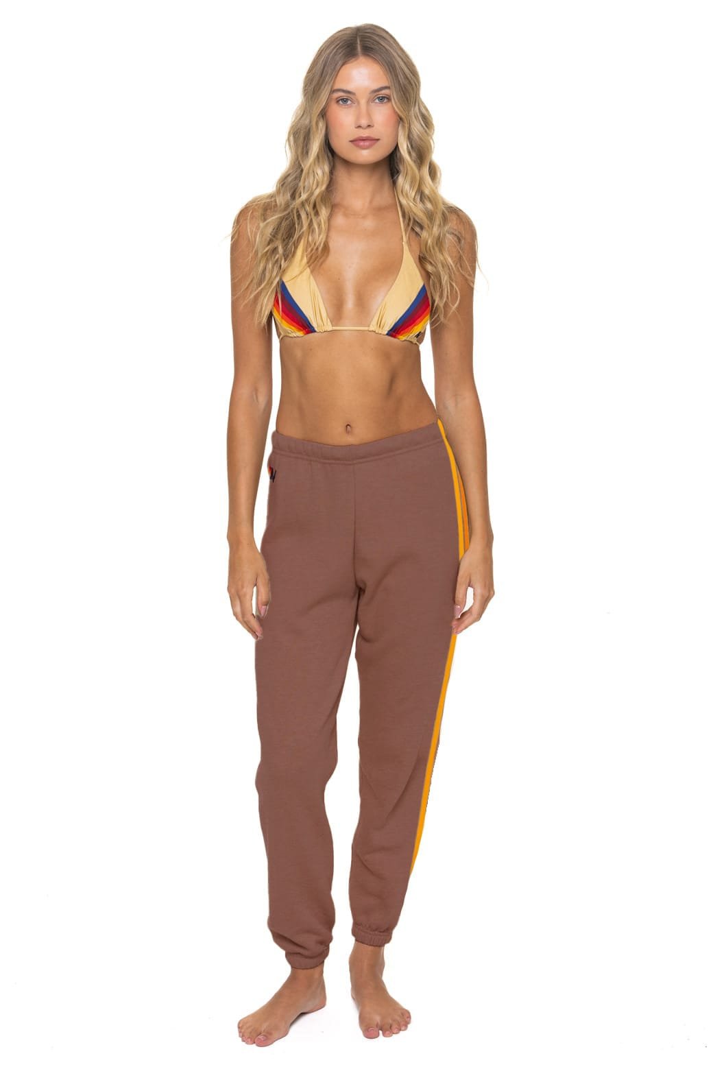Alternative view of 5 STRIPE SWEATPANTS - MOCHA