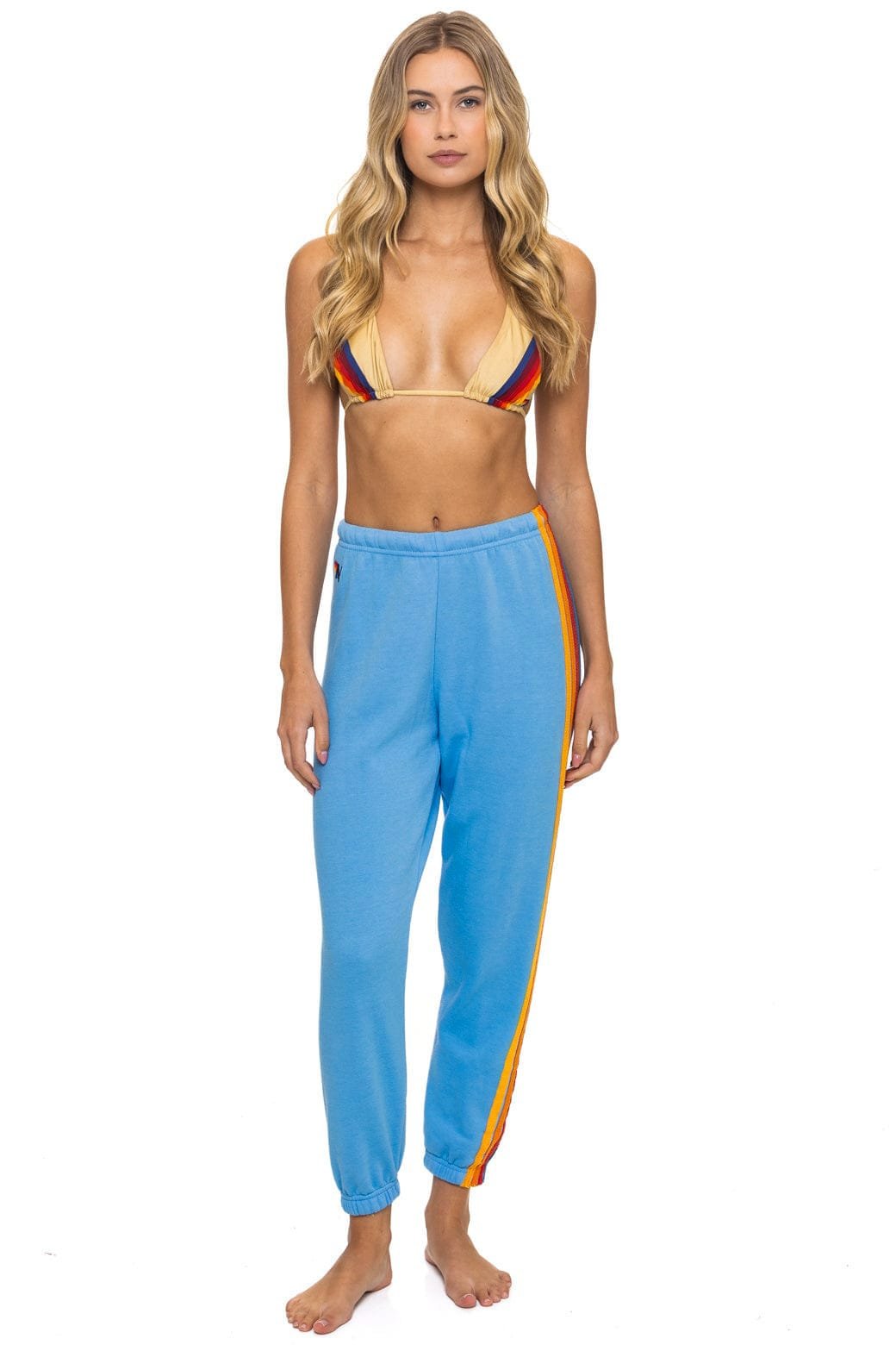 Alternative view of 5 STRIPE SWEATPANTS - RETRO OCEAN