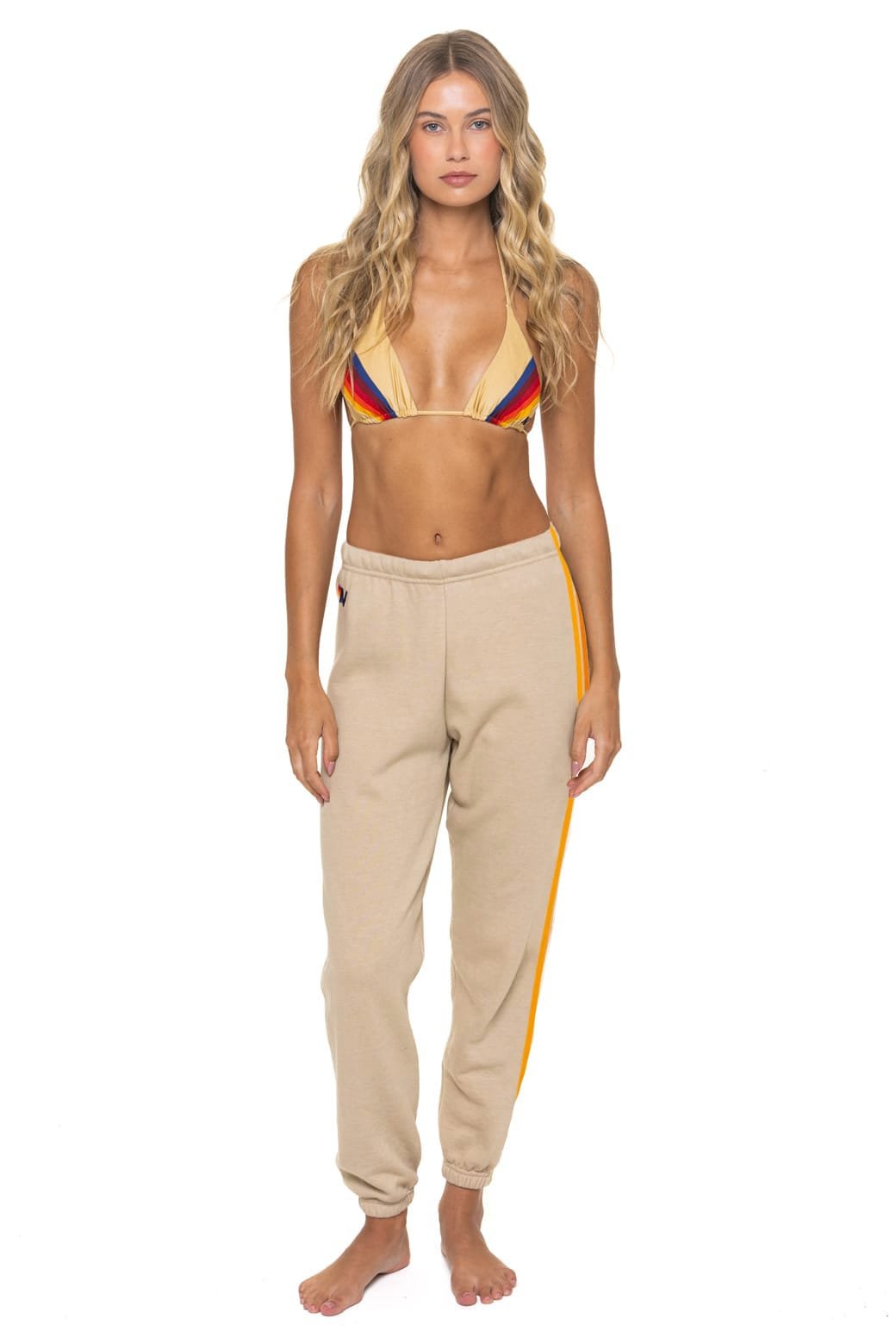Alternative view of 5 STRIPE SWEATPANTS - SAND